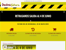 Tablet Screenshot of destinosahara.com